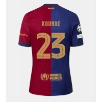 Fotballdrakt Herre Barcelona Jules Kounde #23 Hjemmedrakt 2024-25 Kortermet